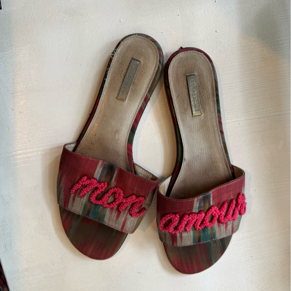 Louise et Cie Multicolor Slide Sandals